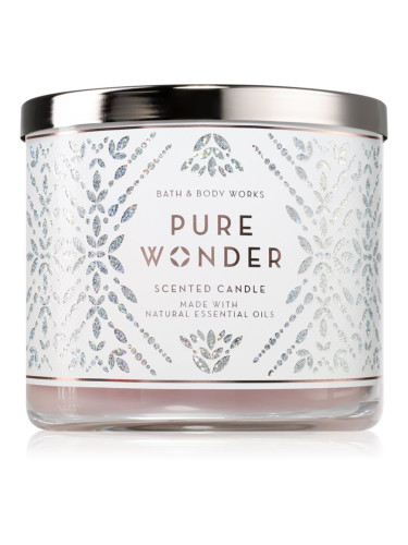 Bath & Body Works Pure Wonder ароматна свещ 411 гр.