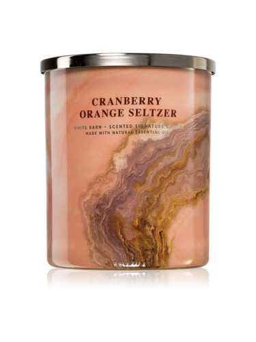 Bath & Body Works Cranberry Orange Seltzer ароматна свещ 227 гр.