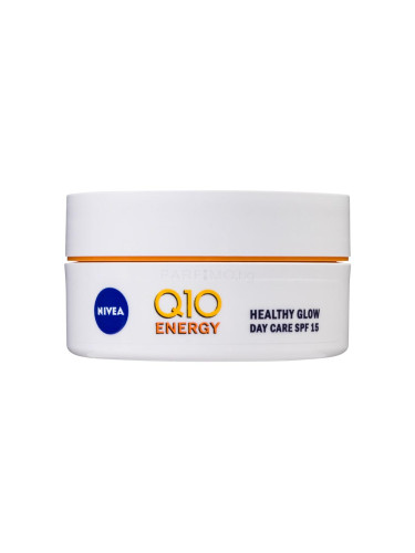 Nivea Q10 Energy Healthy Glow Day Care SPF15 Дневен крем за лице за жени 50 ml
