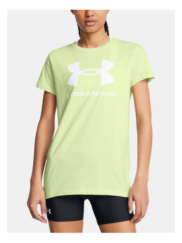 Under Armour UA Rival Logo SS T-shirt Zelen