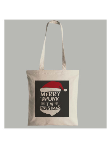 Коледна торба Merry drunk Christmas