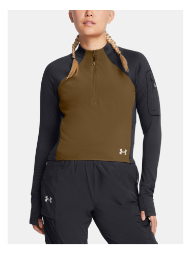 Under Armour UA Trail Run Half Zip T-shirt Siv