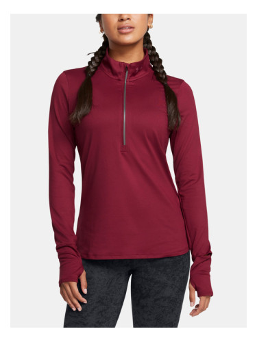 Under Armour UA Launch Pro Half Zip T-shirt Cherven