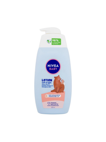 Nivea Baby Soft & Light Lotion Лосион за тяло за деца 500 ml