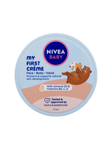 Nivea Baby My First Crème Крем за тяло за деца 75 ml