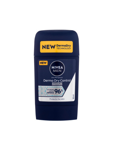 Nivea Men Derma Dry Control 96h Антиперспирант за мъже 50 ml