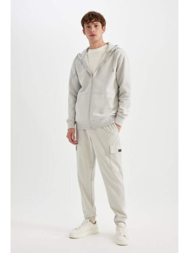 A6209AX/GR437 Defacto Men's Tracksuit Bottom STONE