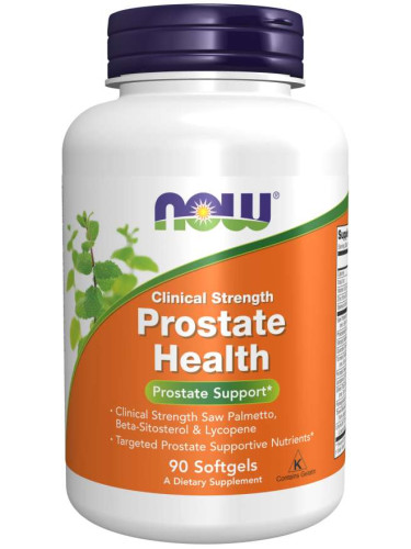 NOW - ХРАНИТЕЛНА ДОБАВКА ЗА МЪЖЕ - Prostate Health - 90 Дражета