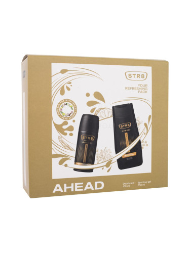 STR8 Ahead Подаръчен комплект дезодорант 150 ml + душ гел 250 ml