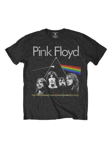 Pink Floyd Риза Dark Side of the Moon Band & Pulse Unisex Charcoal Grey M