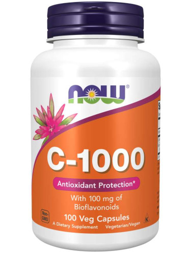 NOW - Витамин C-1000 - 100 Капсули