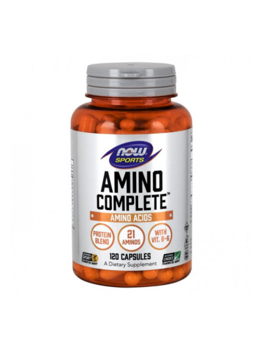 NOW Sports - Amino Complete 850 МГ - 120 Капсули
