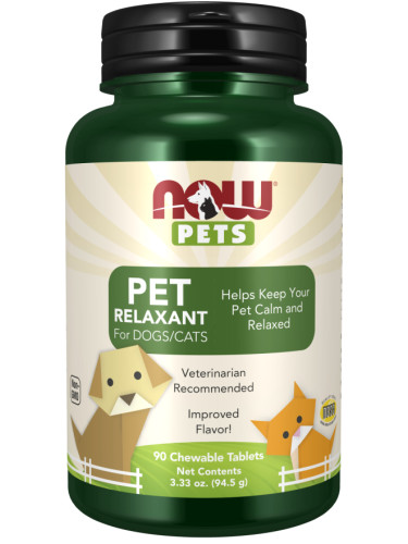 Now Pets - Pet Relaxant - 90 Chewable Tablets