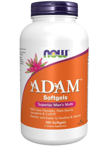 NOW - ADAM Men`s Vitamins - 180 дражета