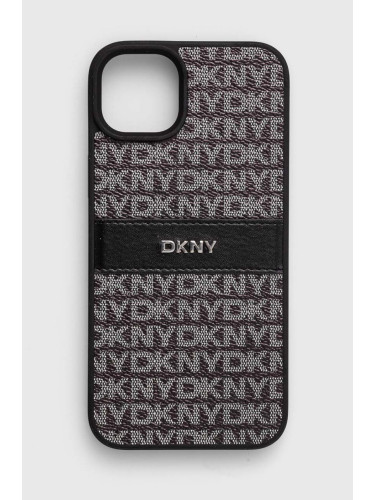 Кейс за телефон Dkny iPhone 15 Plus / 14 Plus 6.7 в черно DKHCP15MPRTHSLK