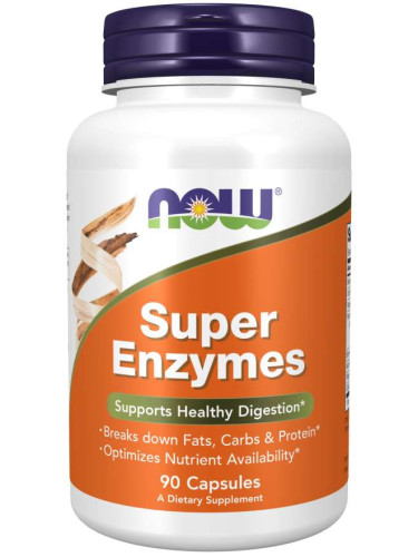 NOW - Super Enzymes - 90 капсули