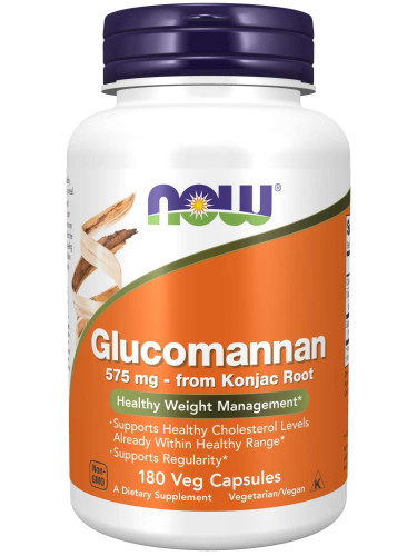 NOW - Glucomannan 575 mg - 180 Caps