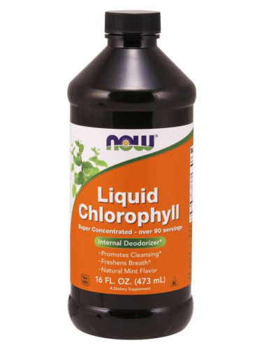 NOW - Liquid Chlorophyll & Mint - 473 ml
