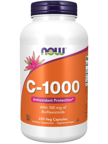 NOW - Витамин C-1000 - 250 Капсули