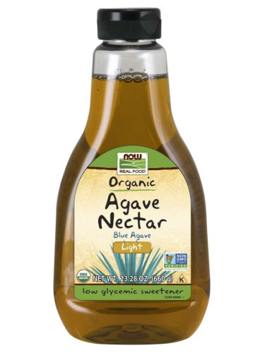 NOW - Agave Syrup Light Organic - 660 грама
