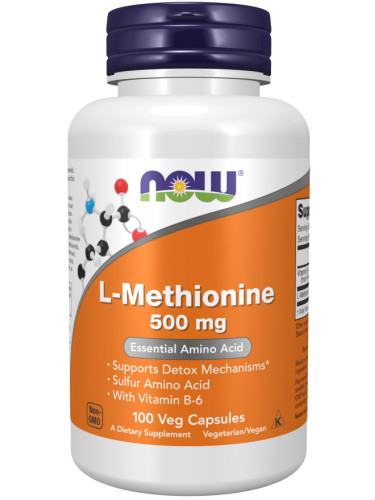 L-Methionine 500 мг - 100 Капсули
