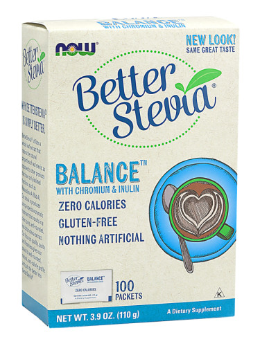 Stevia Balance (With Chromium & Inulin) - 100 Пакета