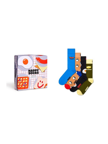 Чорапи Happy Socks 4-Pack Breakfast Gift Set P001725