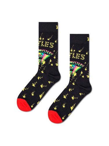 Чорапи Happy Socks Beatles Magical Mystery Tour в черно BEA01-9301