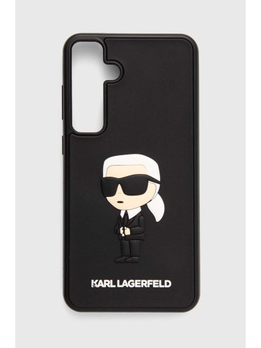 Кейс за телефон Karl Lagerfeld S24+ S926 в черно KLHCS24M3DRKINK