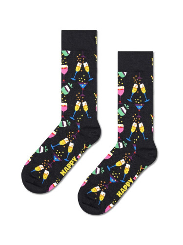 Чорапи Happy Socks Cheers Sock в черно SCHR01-9300