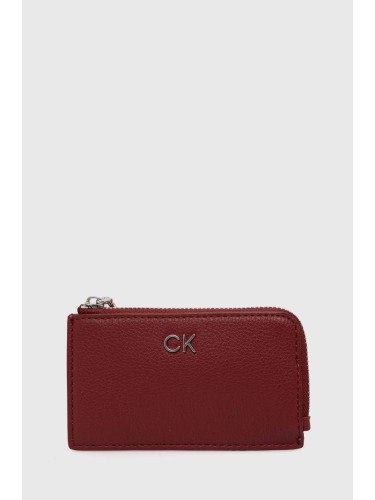 Калъф за карти Calvin Klein в червено K60K612281