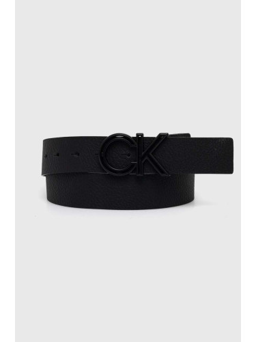 Кожен колан Calvin Klein мъжки в черно K50K509201