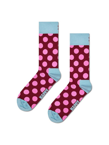 Чорапи Happy Socks Big Dot Sock в червено P001586