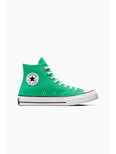 Високи кецове Converse Chuck 70 в зелено A08613C