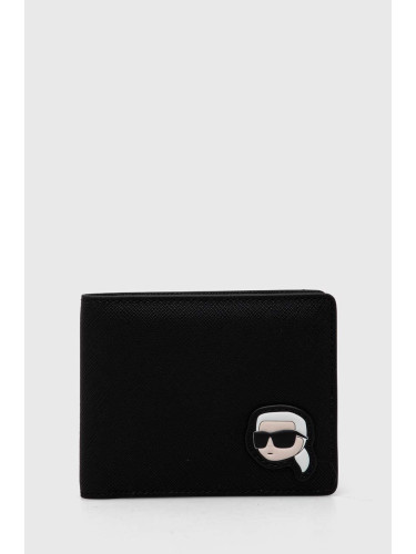 Портмоне Karl Lagerfeld мъжки в черно