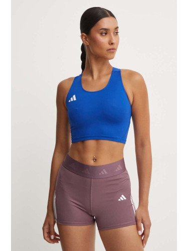 Топ за бягане adidas Performance Adizero Essentials в синьо IY5508