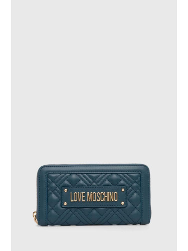 Портмоне Love Moschino дамски в зелено JC5600PP1LLA0000