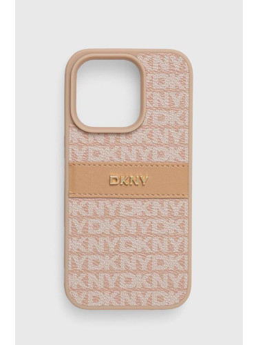 Кейс за телефон Dkny iPhone 15 Pro 6.1 в оранжево DKHCP15LPRTHSLP