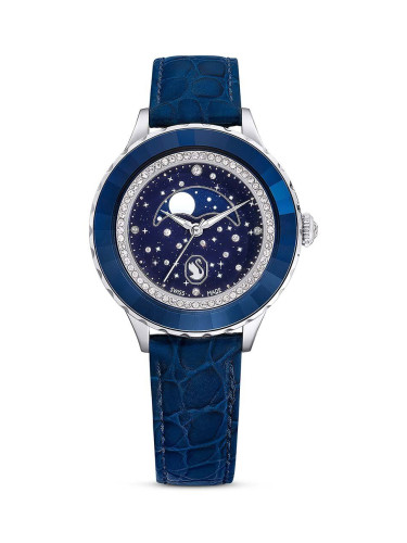 Часовник Swarovski OCTEA MOON дамски в тъмносиньо 5677494