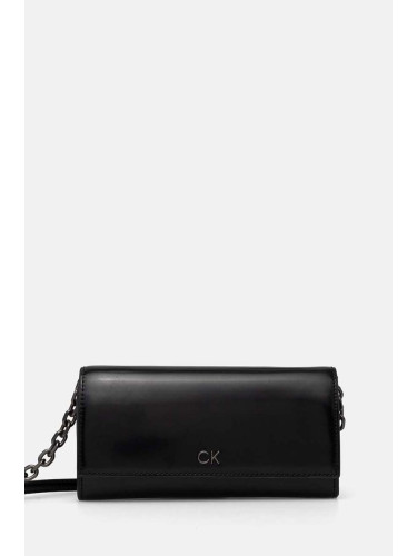 Портмоне Calvin Klein дамски в черно K60K612423