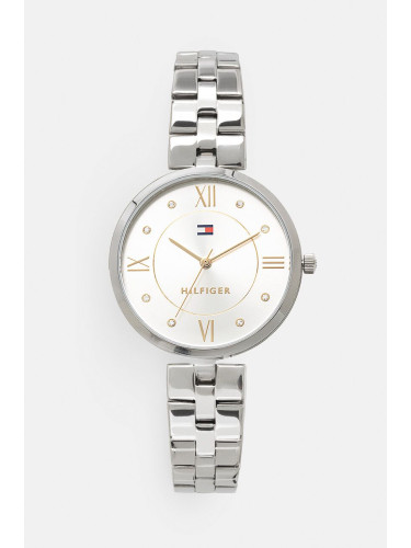 Часовник Tommy Hilfiger дамски в сребристо 1782683