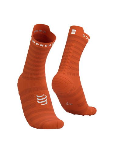 Чорапи Compressport Pro Racing Socks v4.0 Ultralight Run High - White/Alloy XU00050B