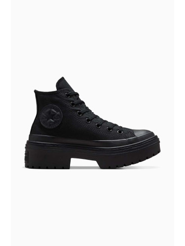 Високи кецове Converse Chuck Taylor All Star Lugged Heel в черно A11635C