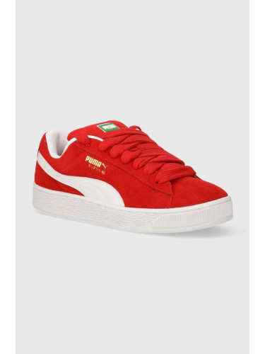 Кожени маратонки Puma Suede XL в червено 395205 396402