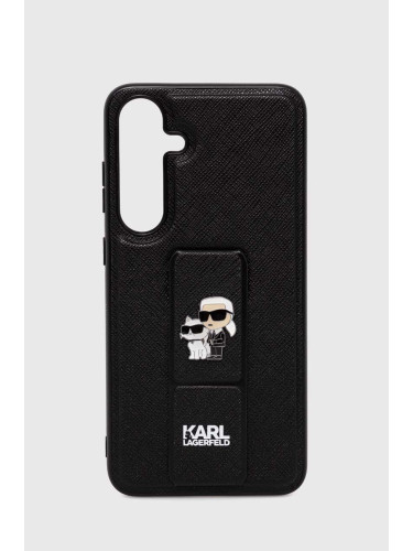 Кейс за телефон Karl Lagerfeld Galaxy S24+ S24 + S926 в черно KLHCS24MGSAKCPK