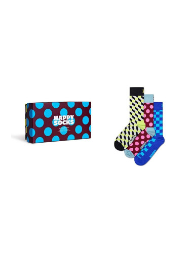 Чорапи Happy Socks 3-Pack Multicolor Gift Set (3 чифта) P001721