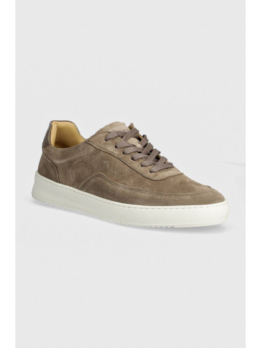 Велурени маратонки Filling Pieces Mondo Suede в бежово 46722793055