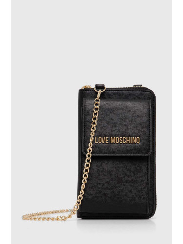 Портмоне Love Moschino дамски в черно JC5701PP1LLD0000