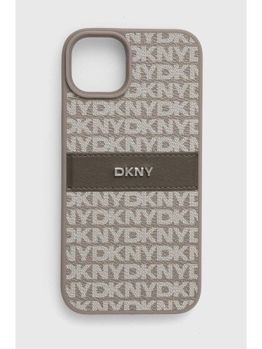 Кейс за телефон Dkny iPhone 15 Plus / 14 Plus 6.7 в сиво DKHCP15MPRTHSLE