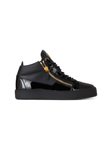 Кожени маратонки Giuseppe Zanotti May London в черно RU00011.003